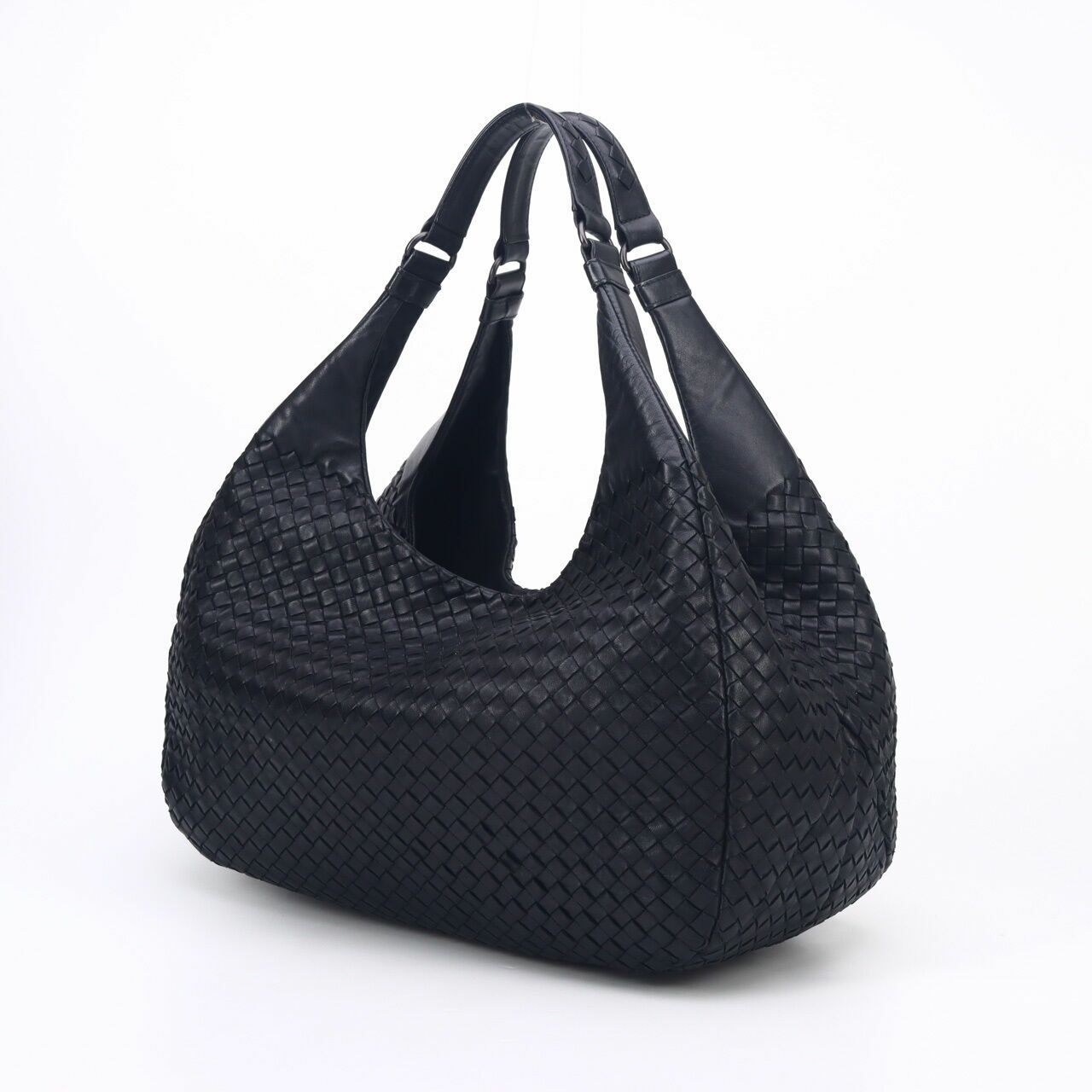 Bottega Veneta Nappa Intrecciato Medium Campana Nero Black