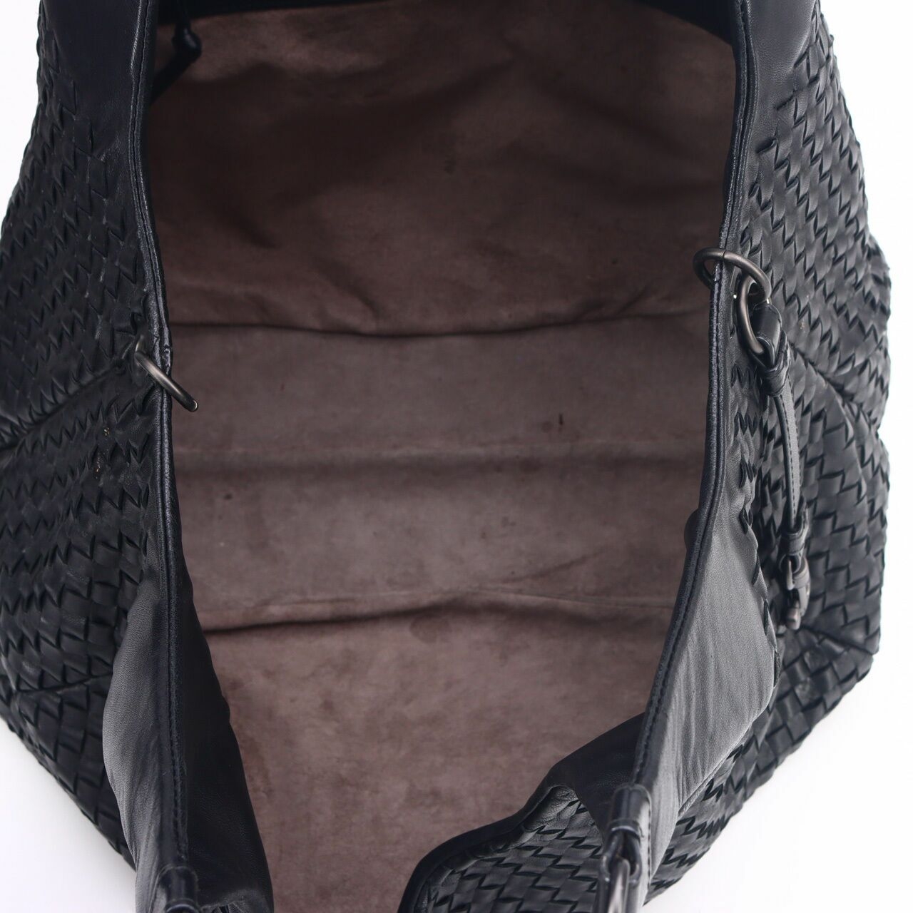 Bottega Veneta Nappa Intrecciato Medium Campana Nero Black