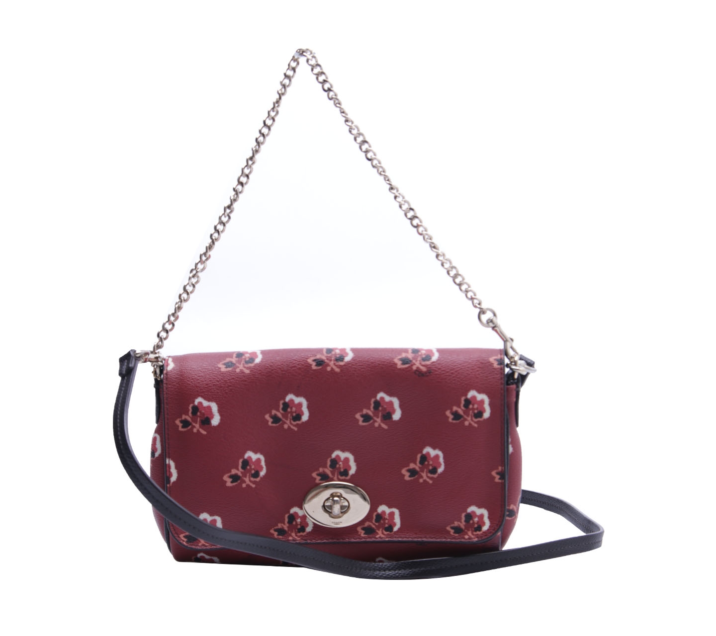 Coach Red Patterned Sling Bag