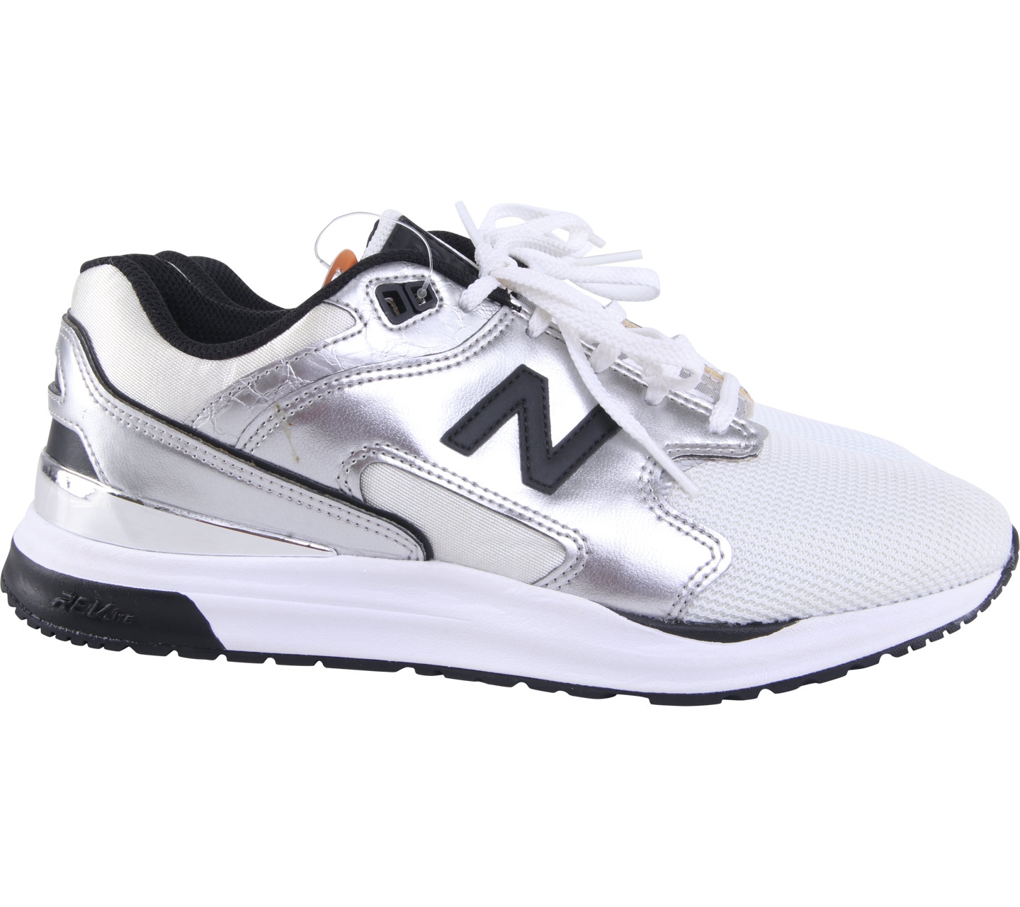 New Balance Metallic Silver Sport Sneakers