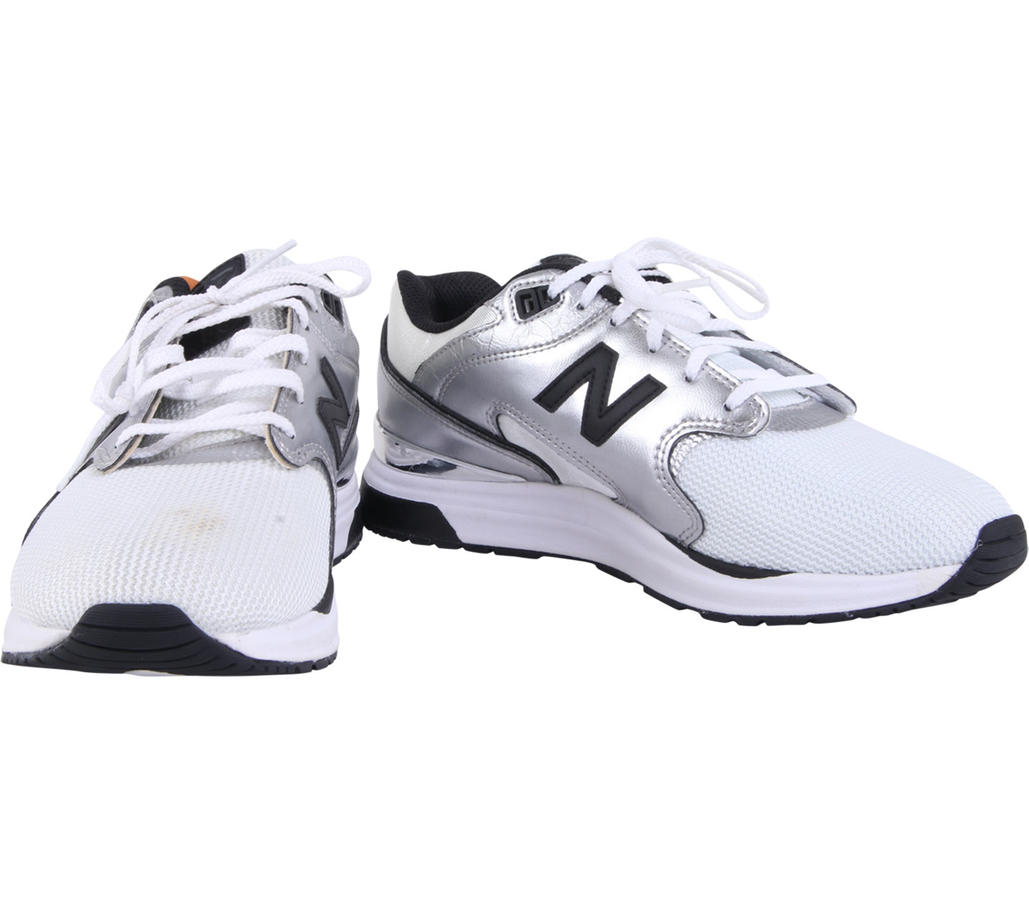 New Balance Metallic Silver Sport Sneakers