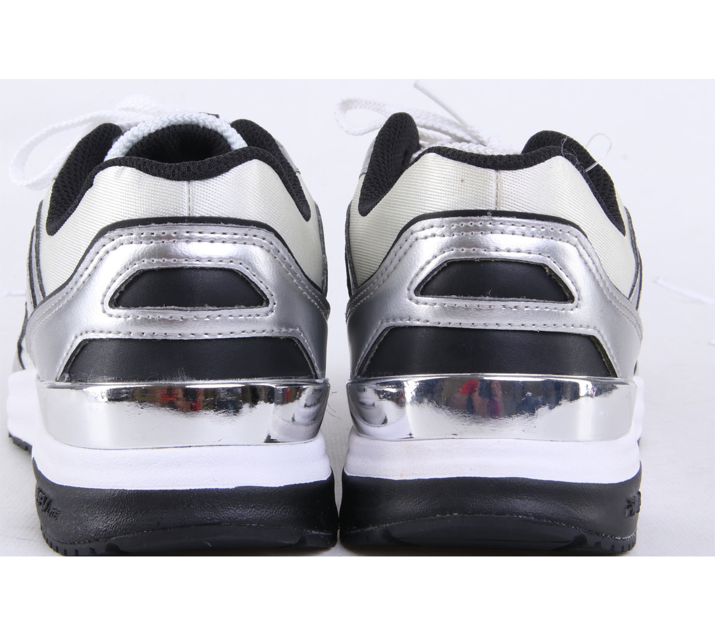 New Balance Metallic Silver Sport Sneakers