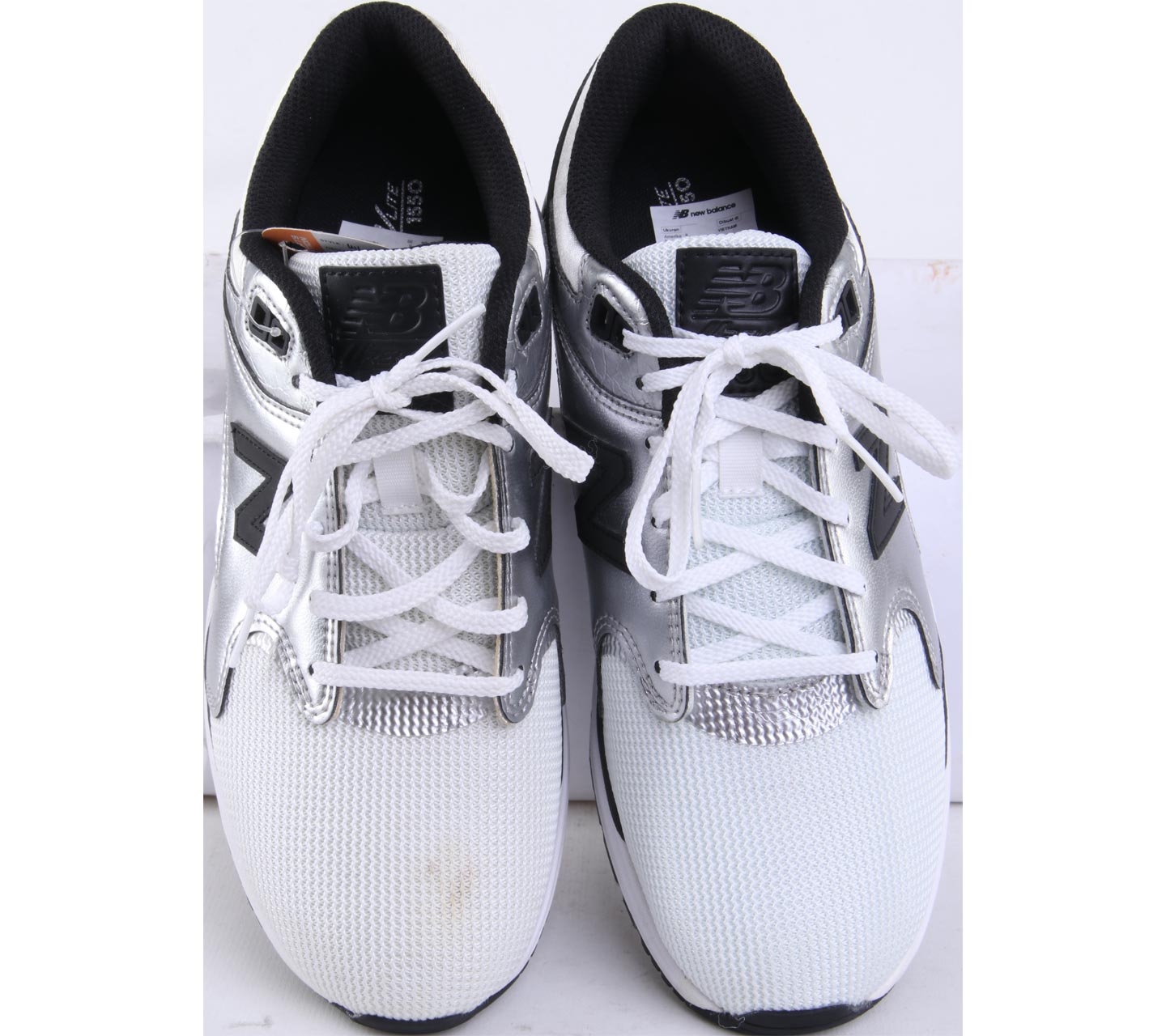 New Balance Metallic Silver Sport Sneakers