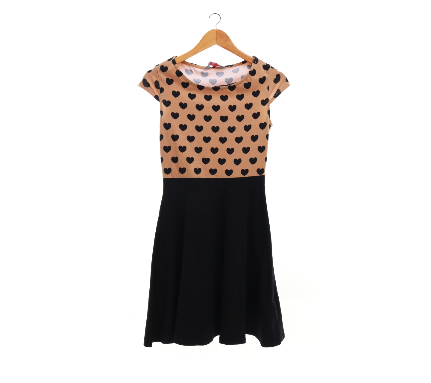 Dorothy Perkins Polkadot Brown Black Mini Dress