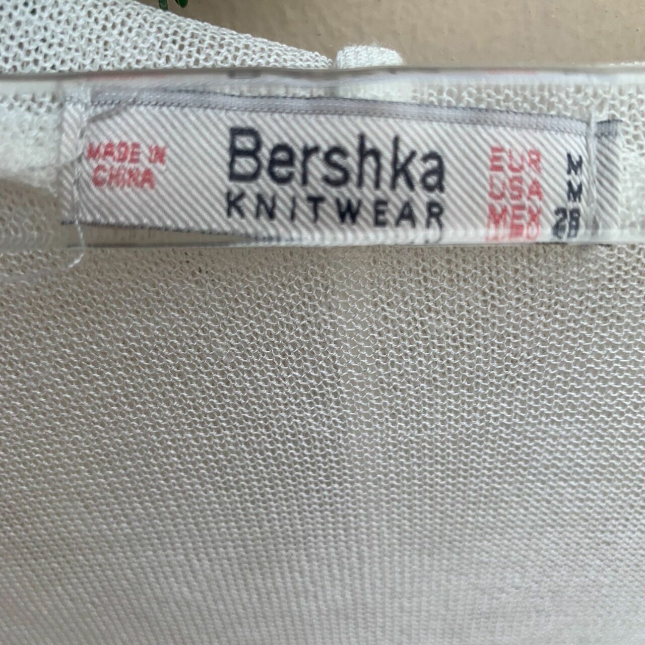 Bershka Broken White Cardigan