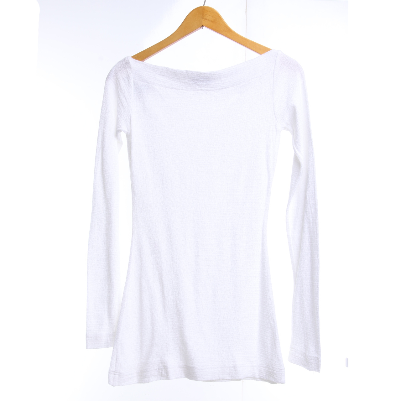 Day and Night White Long Sleeve Blouse