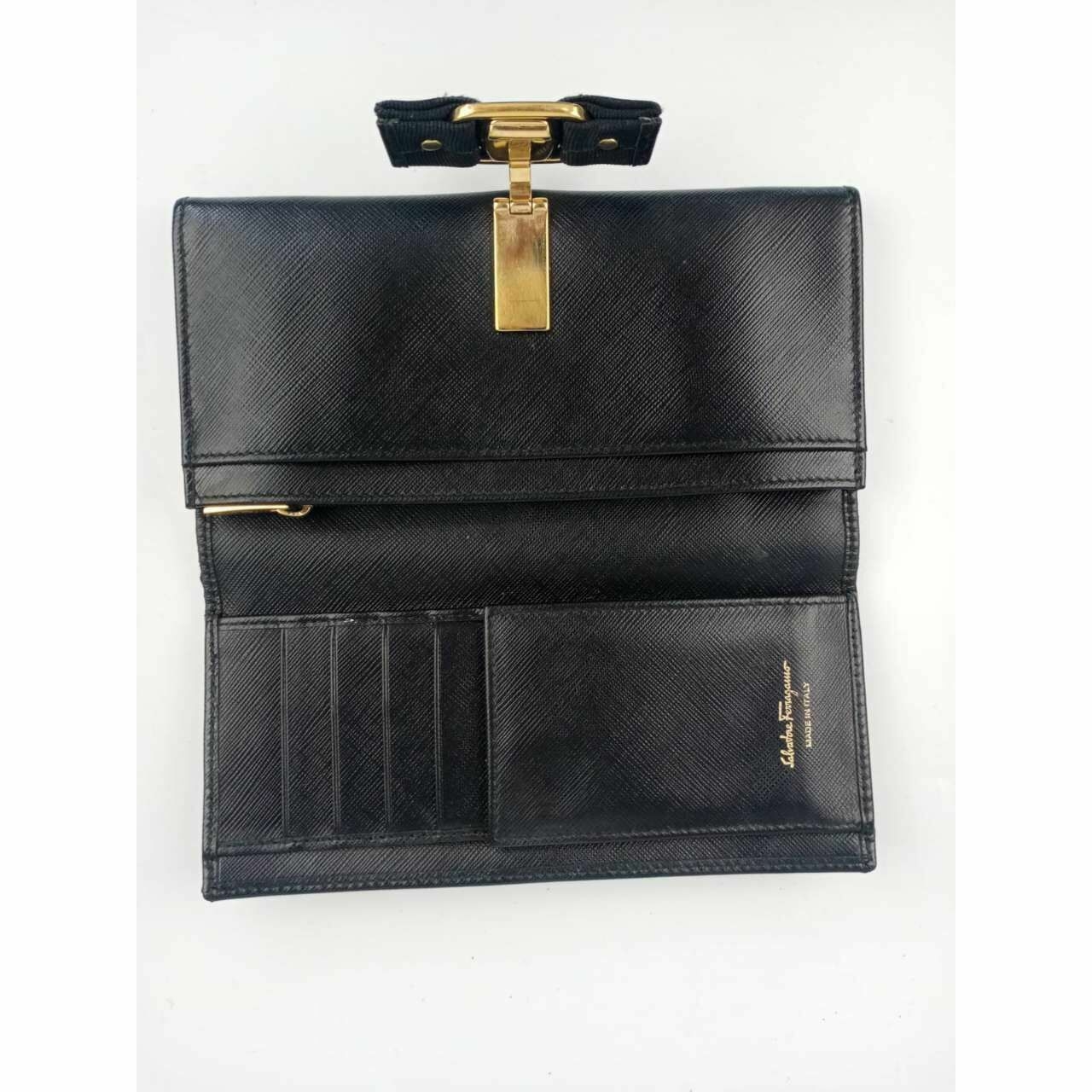 Salvatore Ferragamo Black Wallet