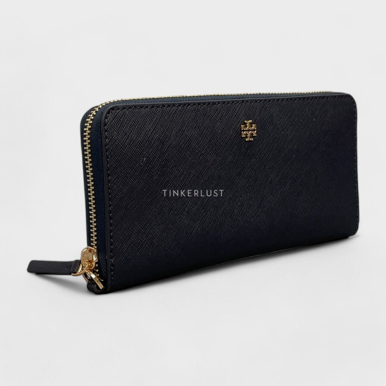 Tory Burch Emerson Navy Zip Continental Wallet