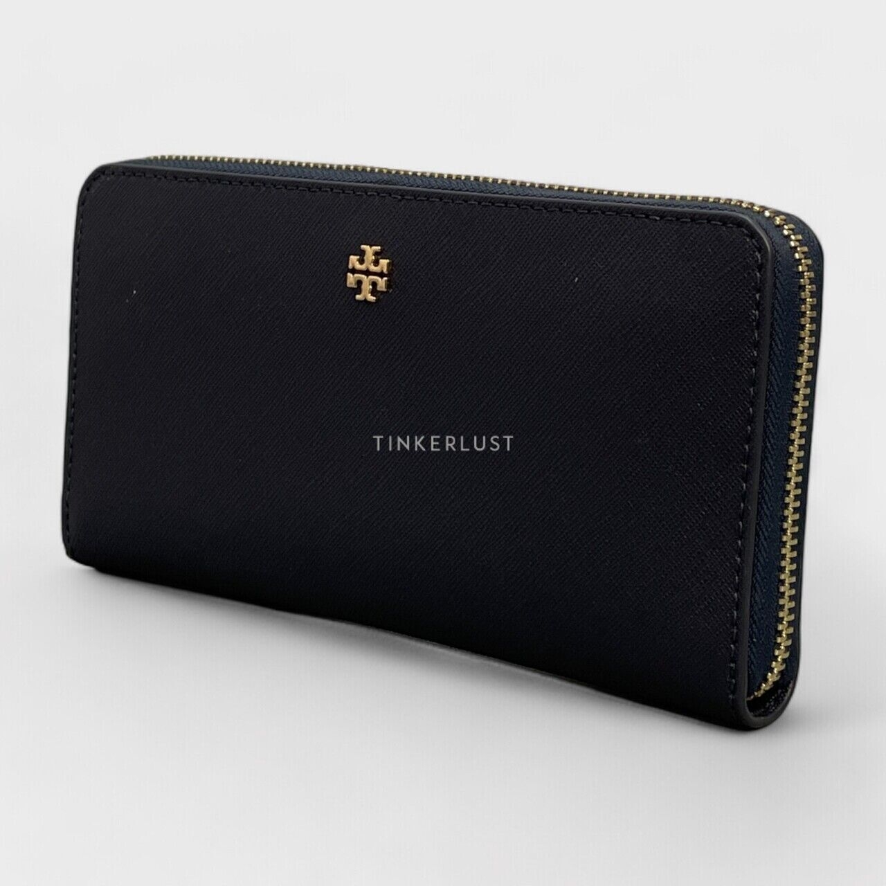 Tory Burch Emerson Navy Zip Continental Wallet