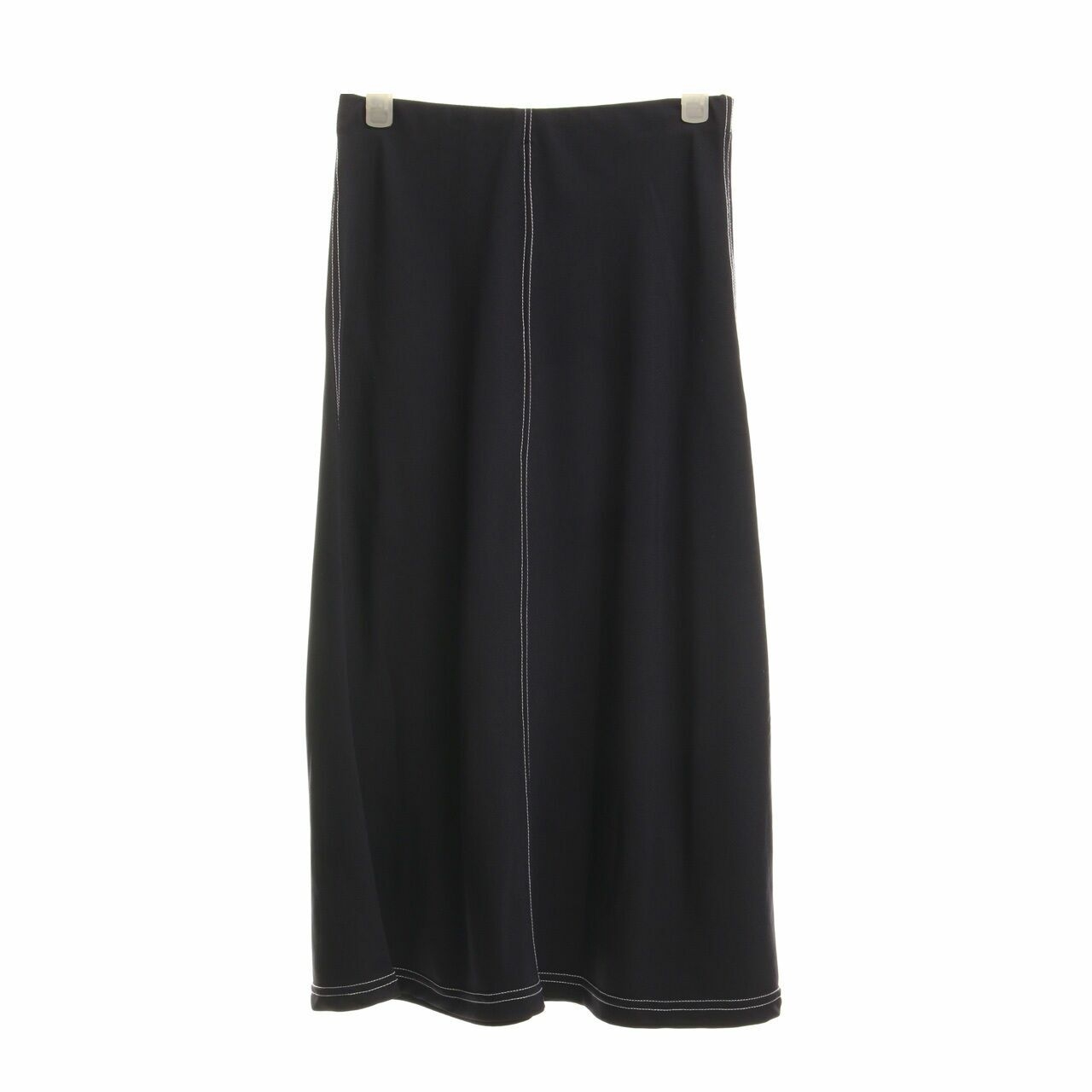 Shop At Velvet Navy Midi Skirt