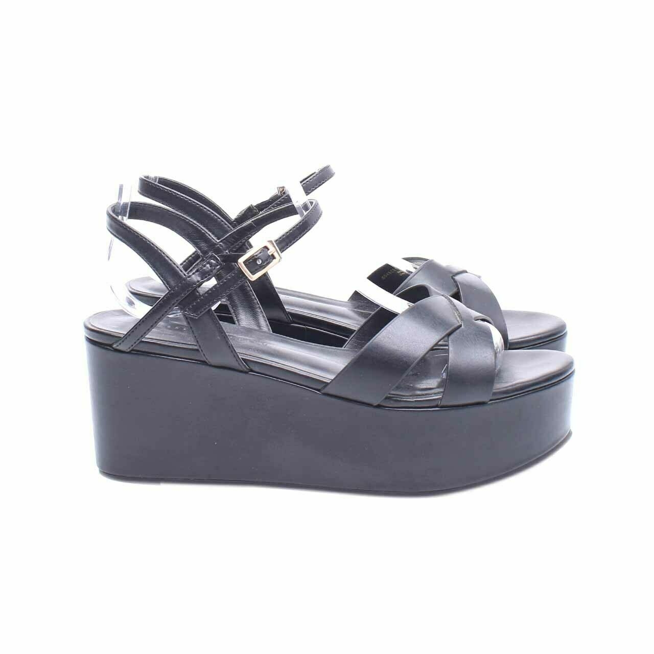 Charles & Keith Black Sandals