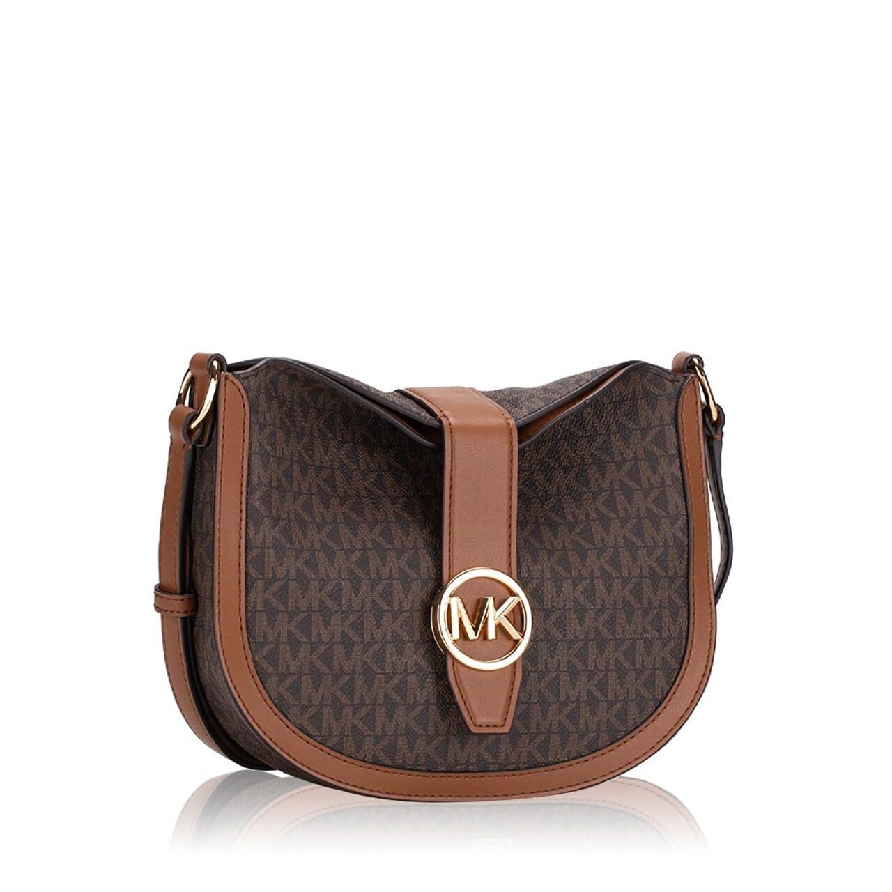 Michael Kors Signature Gabby Small Hobo Brown