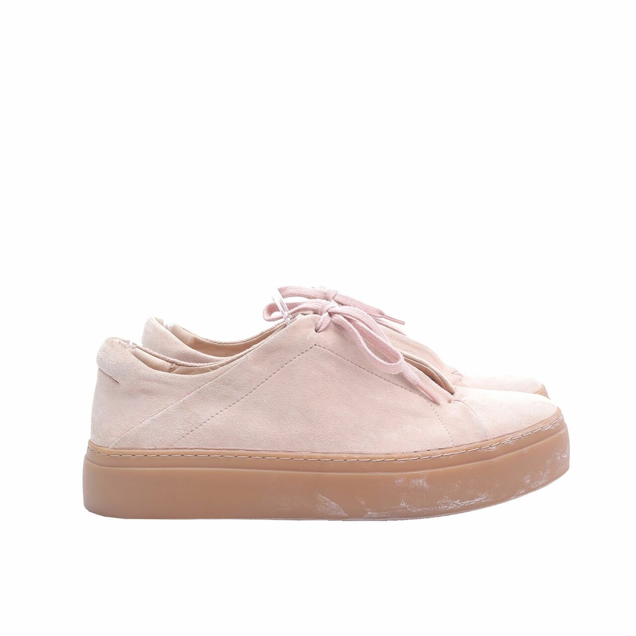 COS Nude Suede Sneakers