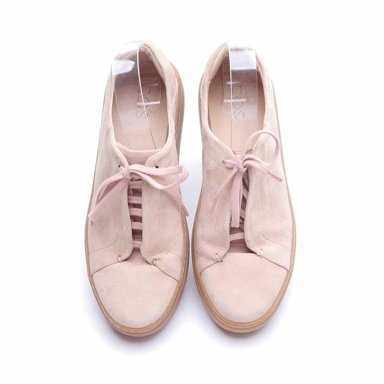 COS Nude Suede Sneakers