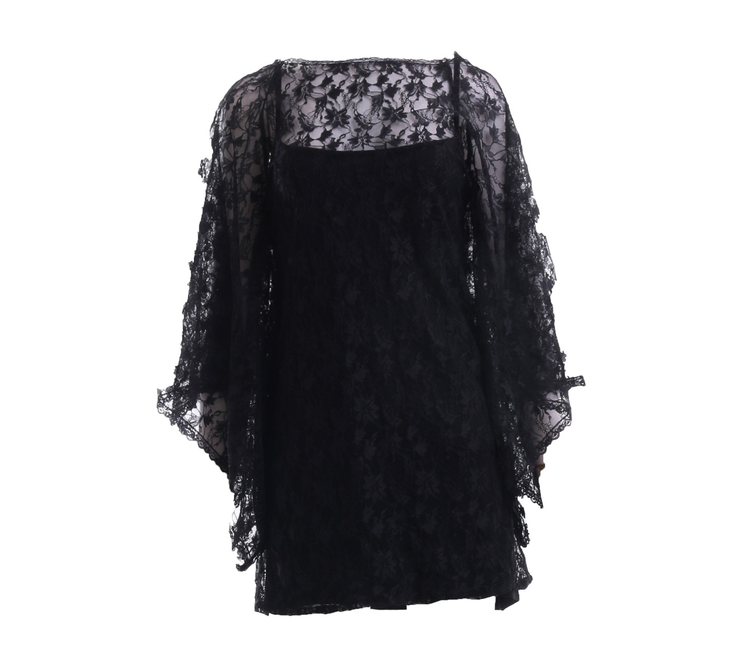 Topshop Black Lace With Inner Blouse