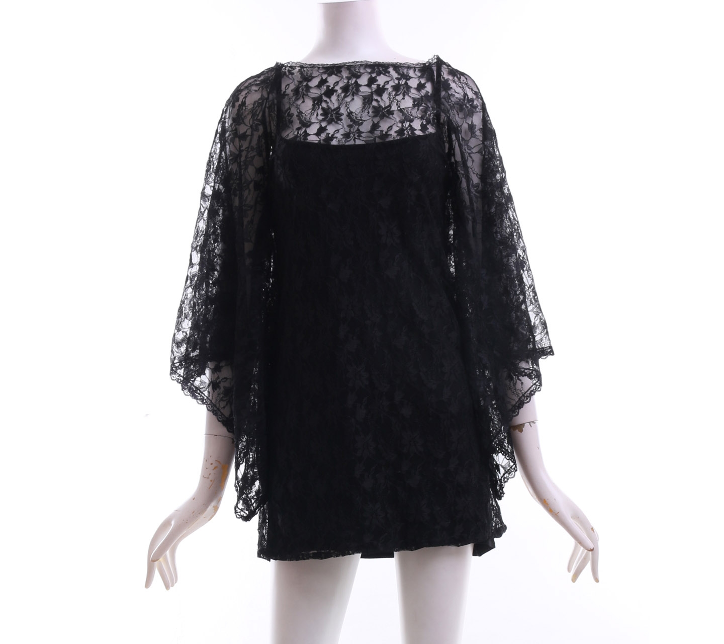 Topshop Black Lace With Inner Blouse