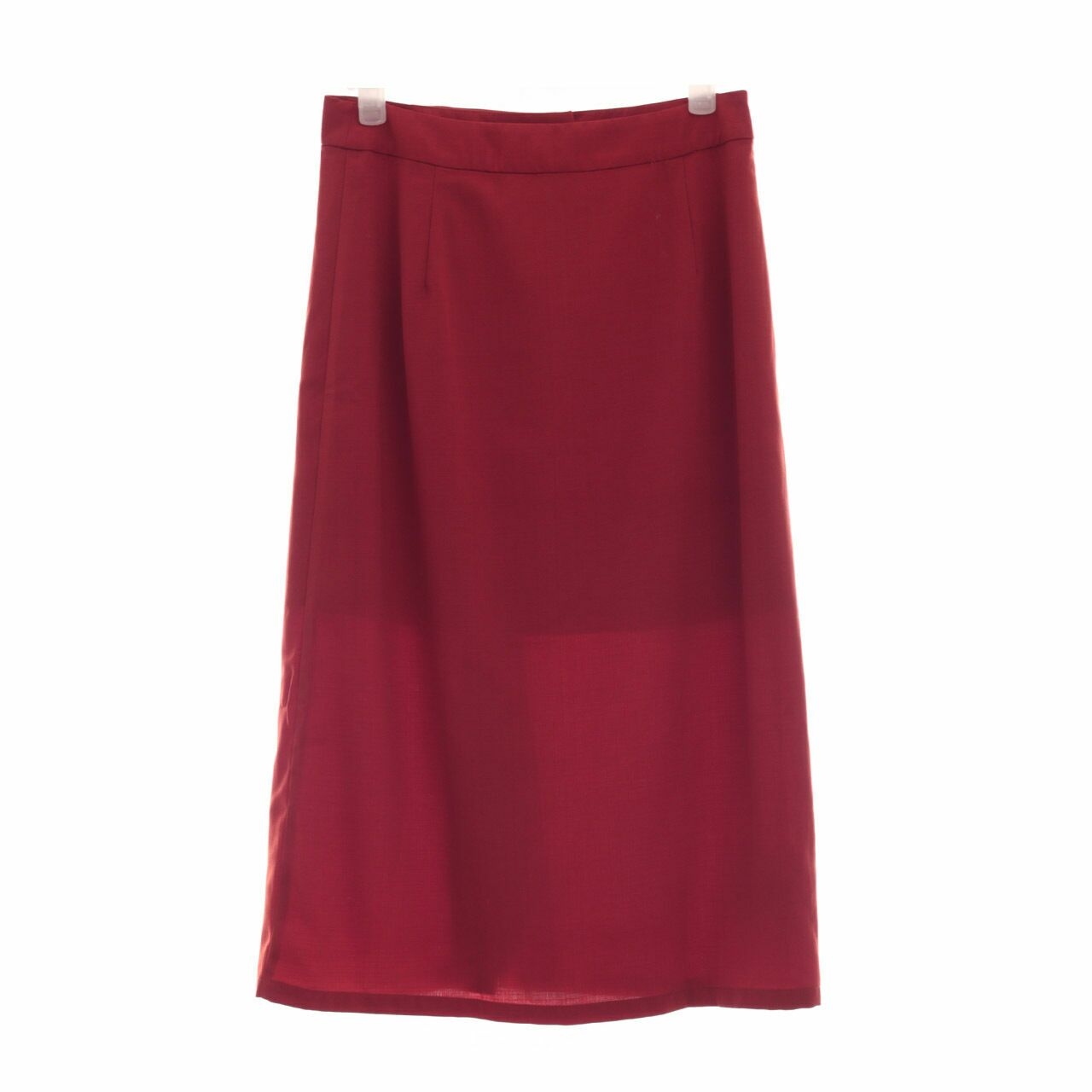 Pomelo. Burnt Orange Midi Skirt