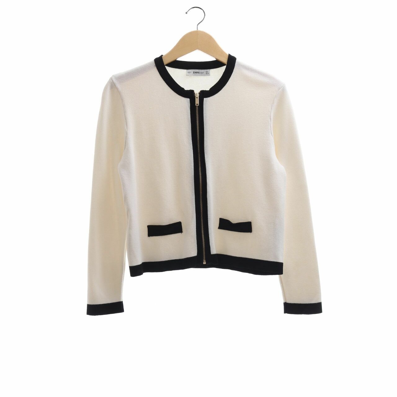 Zara Knit Off White Jacket