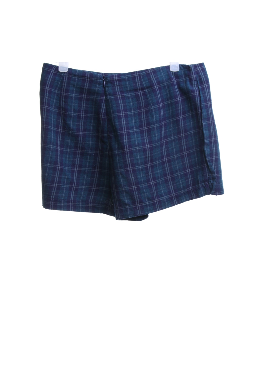 Pull & Bear Multi Colour Plaid Skort Short Pants