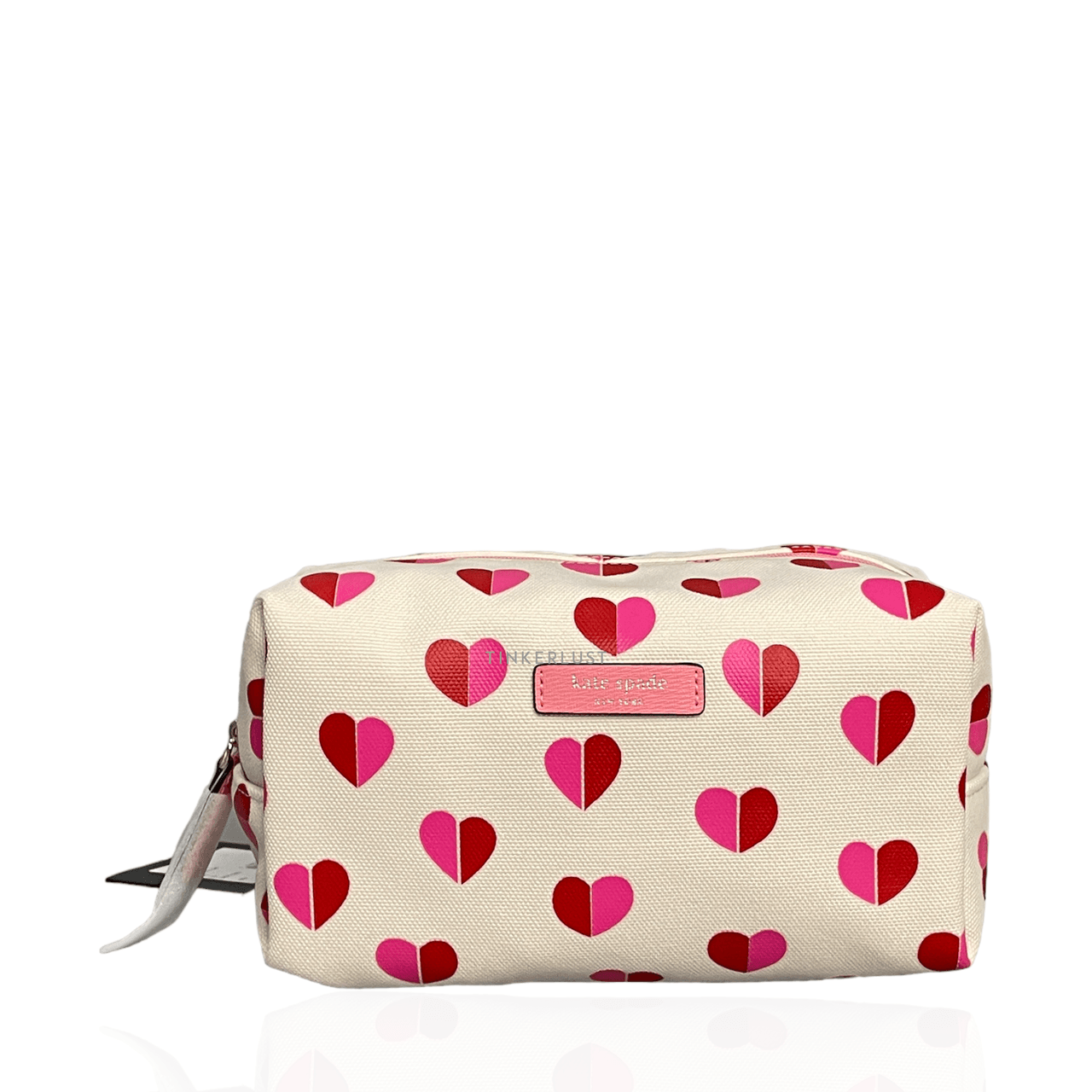 Kate Spade New York Heart Cream Cosmetic Case