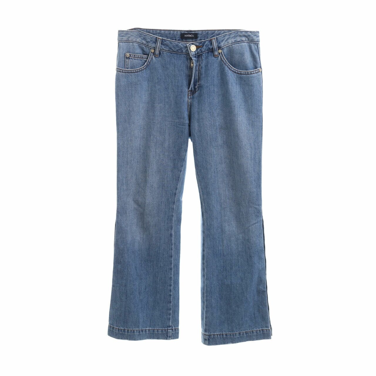 Max & Co. Dark Blue Washed Long Pants