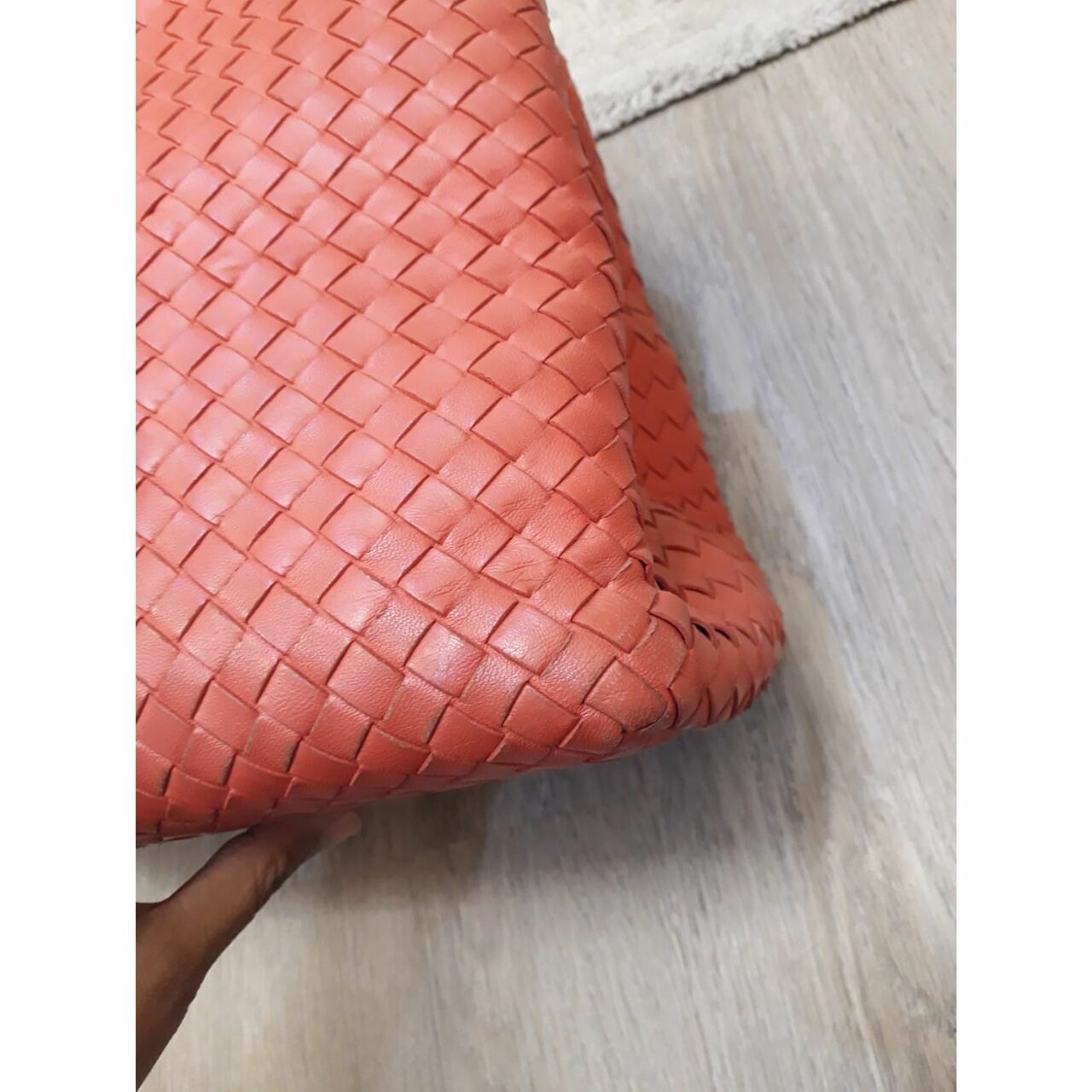 Bottega Veneta Orange Tote Bag