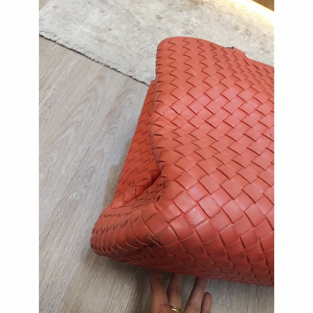 Bottega Veneta Orange Tote Bag