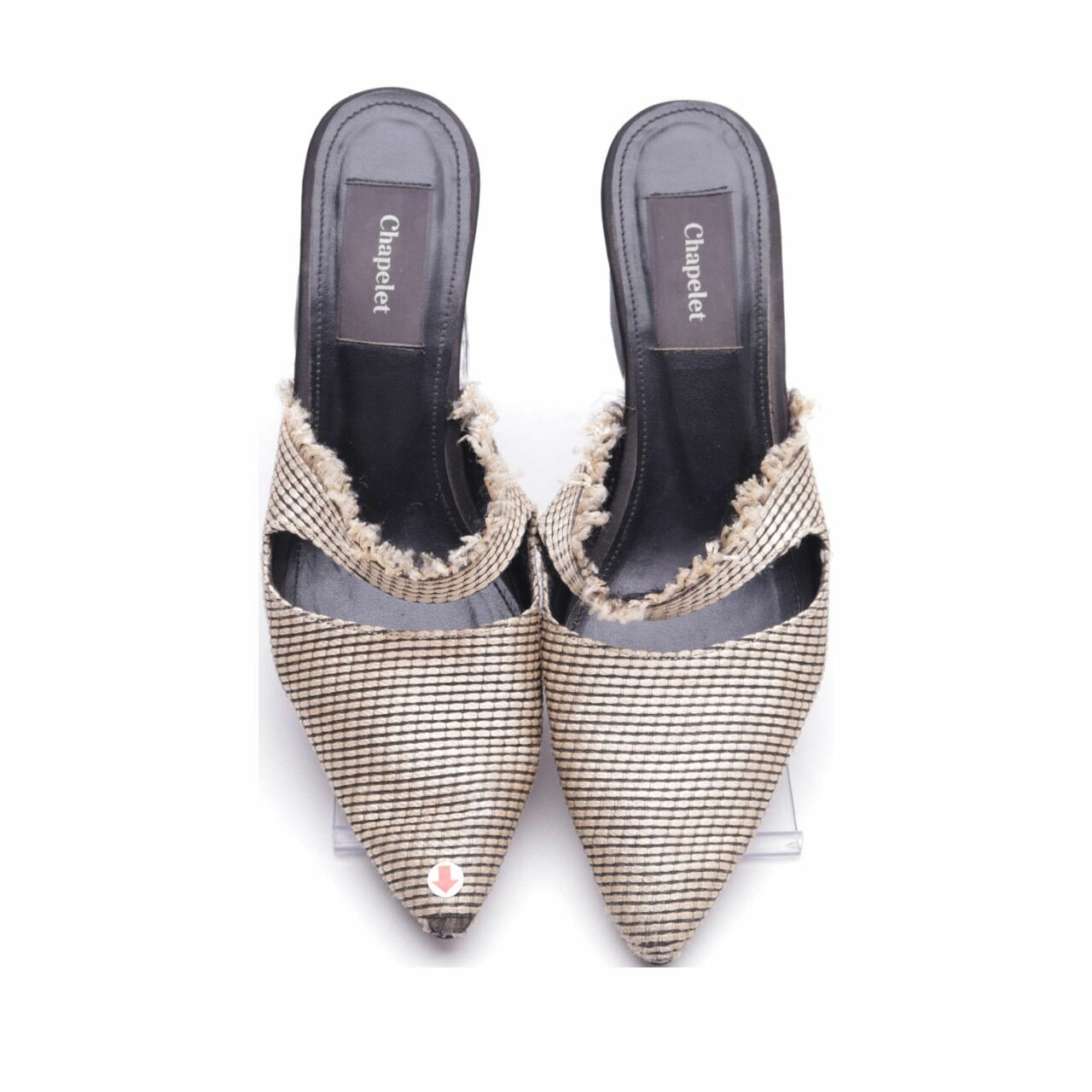 Chapelet Cream Tweed Heels