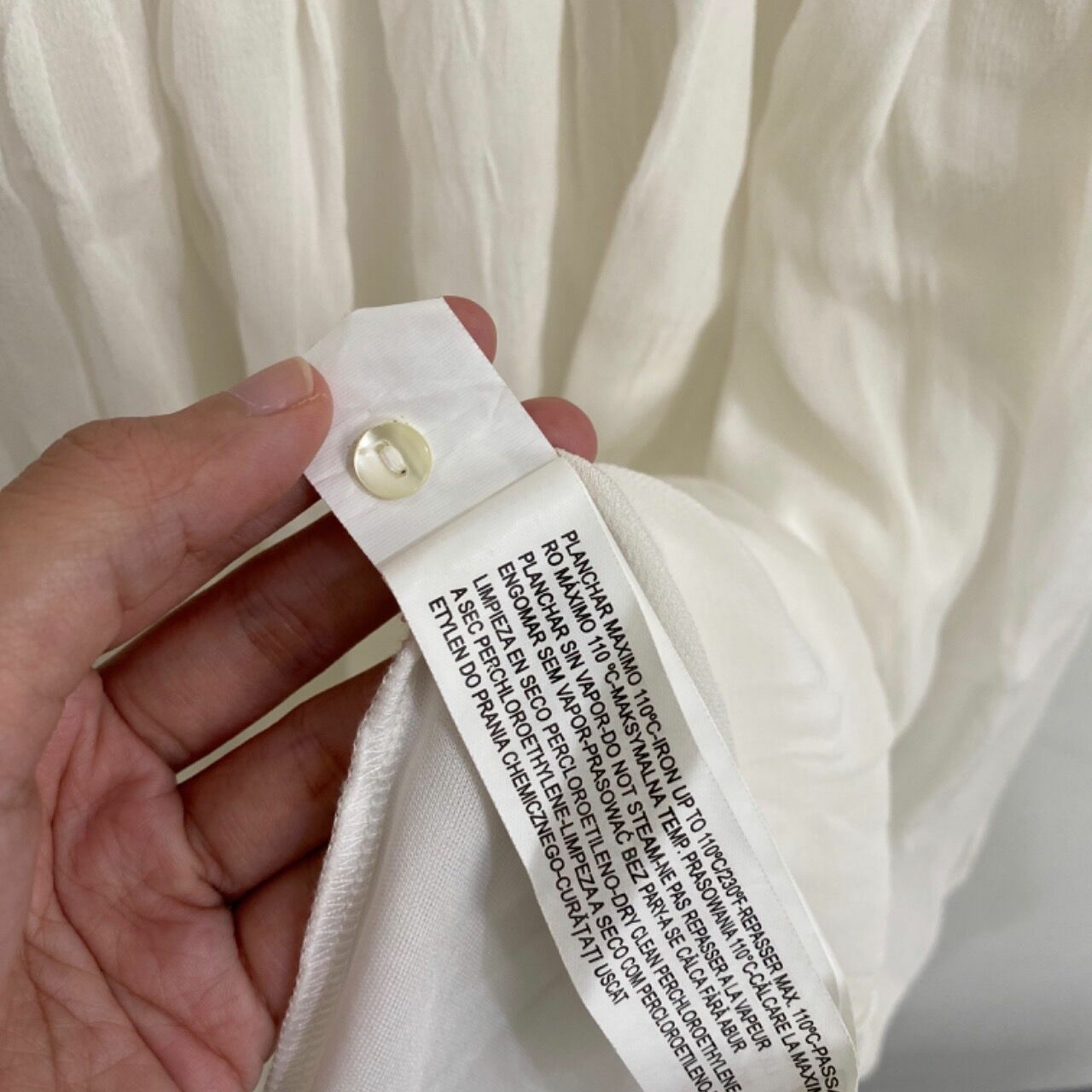 Zara Broken White Mini Dress