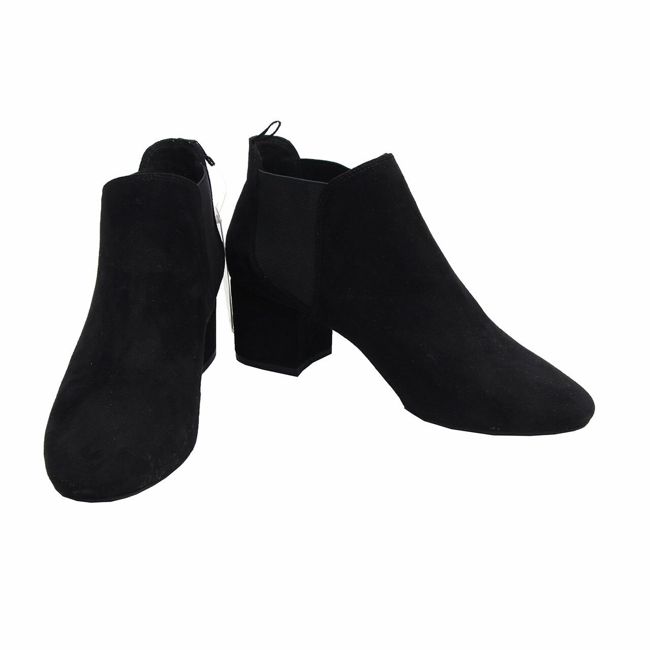 H&M Black Suede Ankle Boots