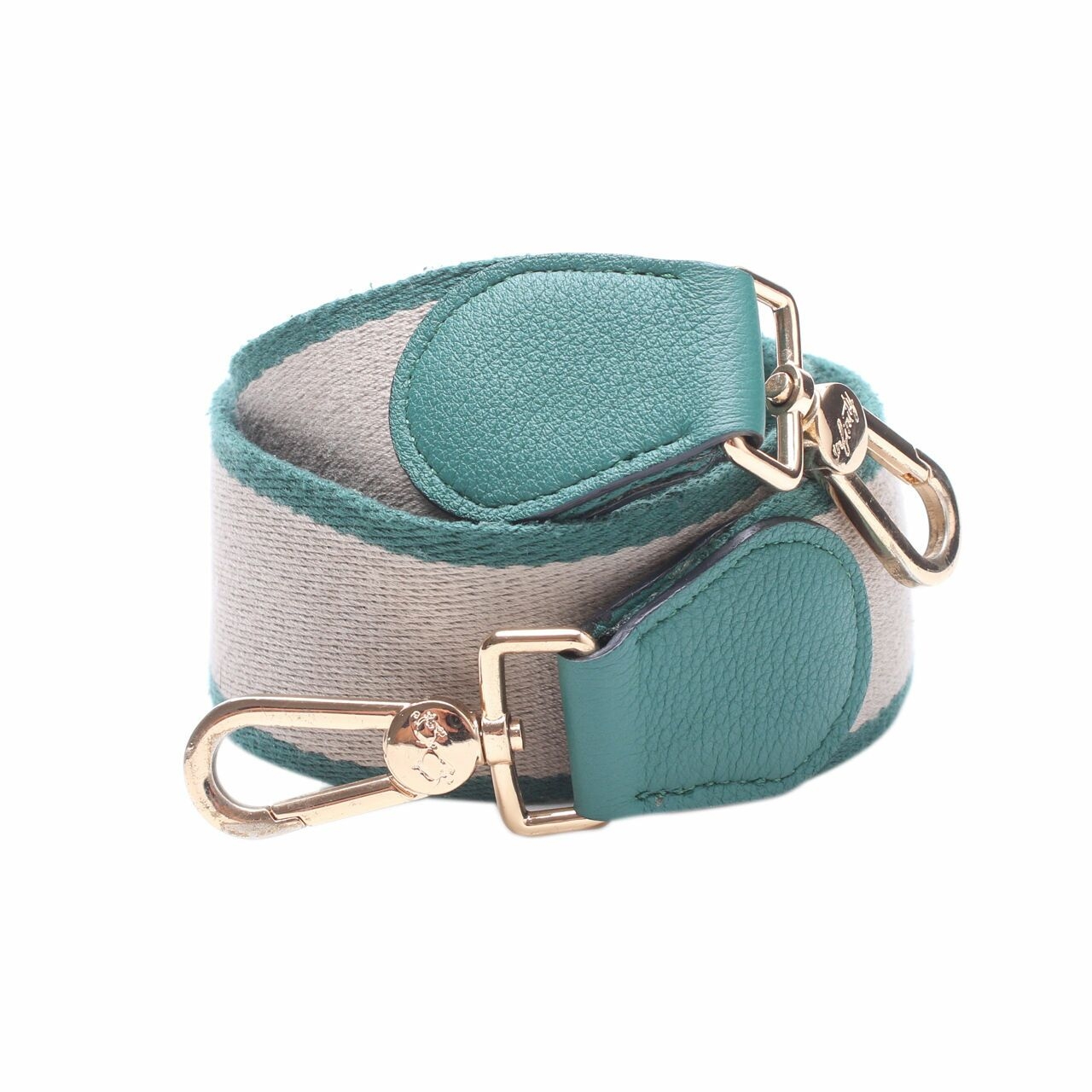 Private Collection Green & Grey Bag Strap