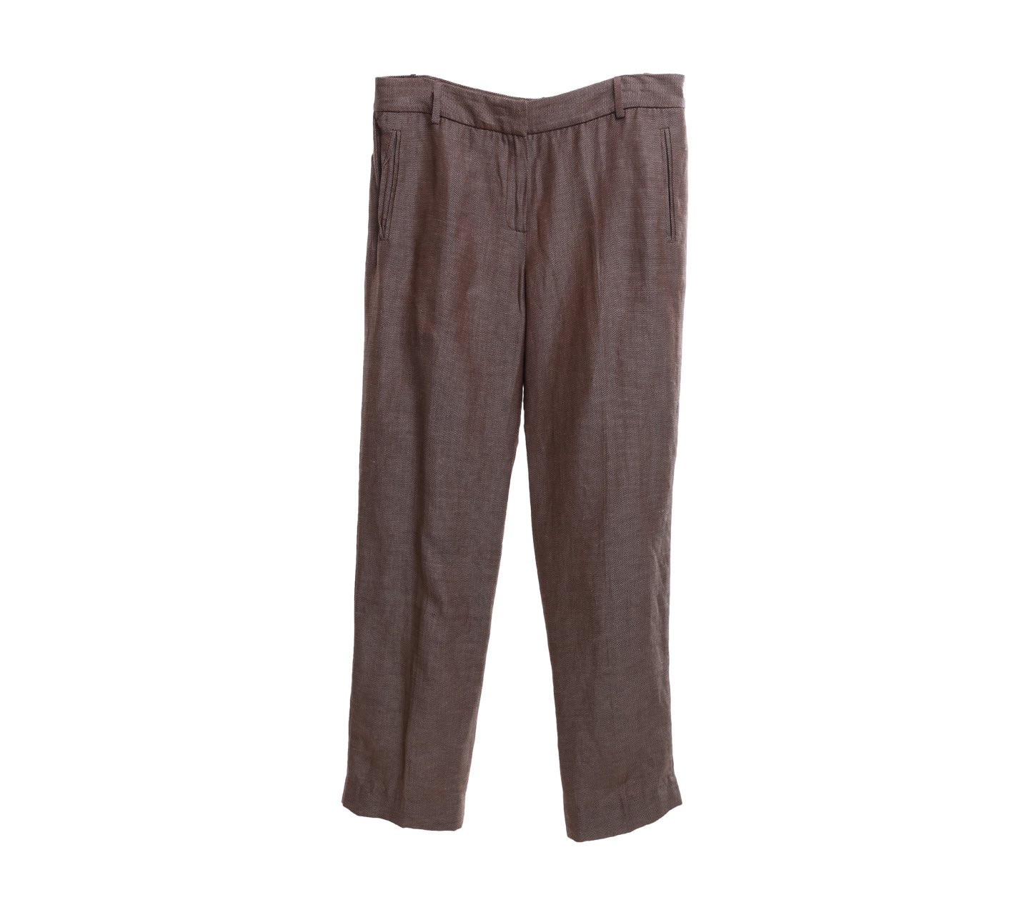 Massimo Dutti Brown Long Pants