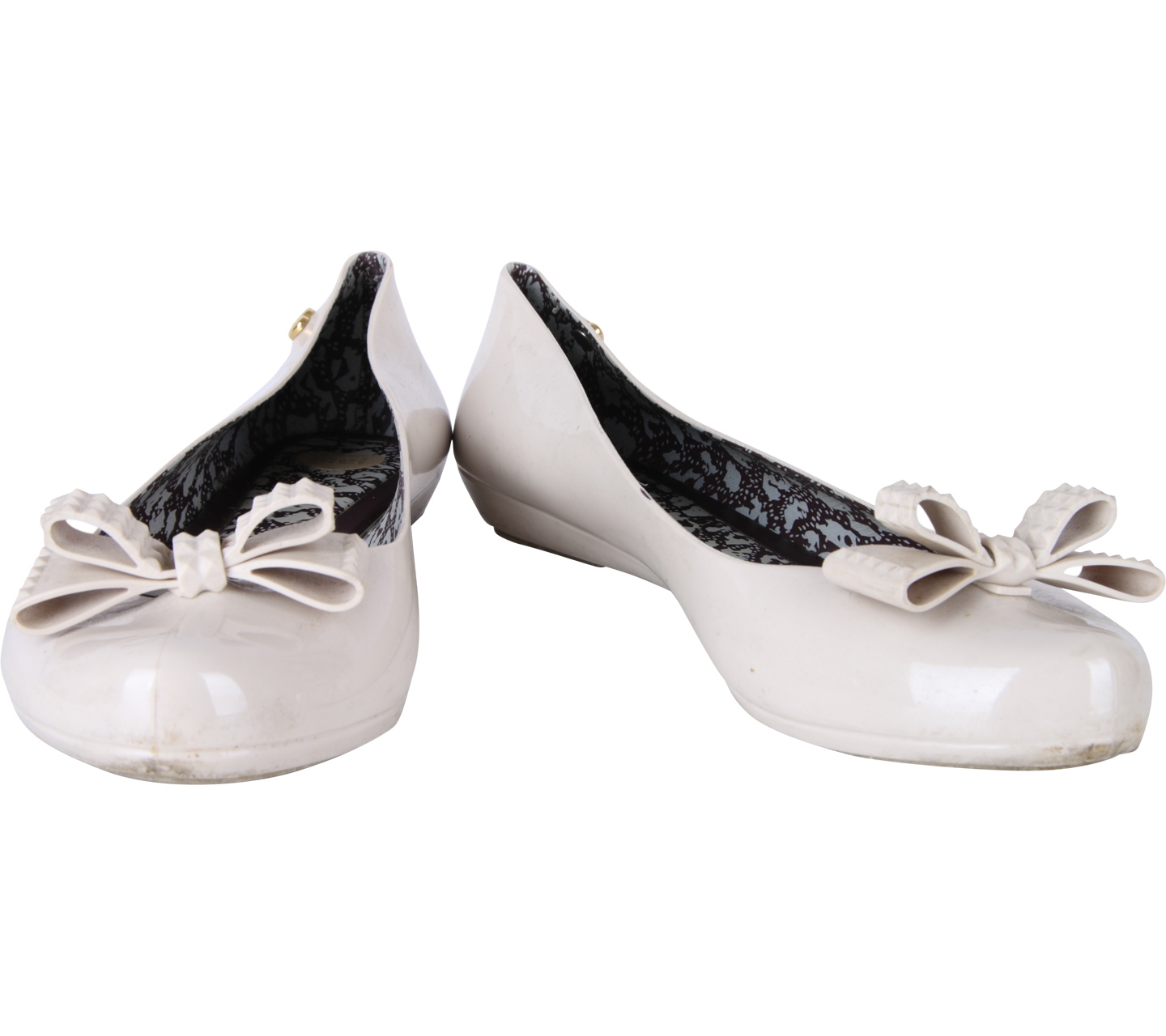 Melissa Cream Pop Bow Flats