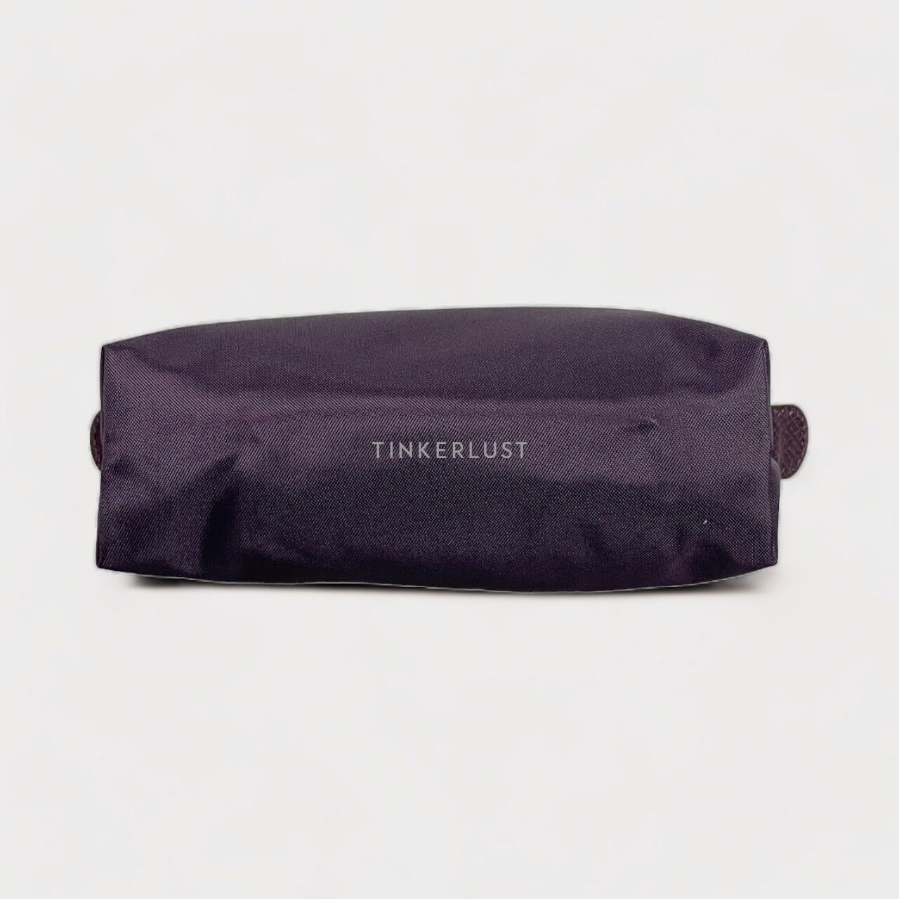 Longchamp Le Pliage Green Dark Purple Top-Handle Pouch