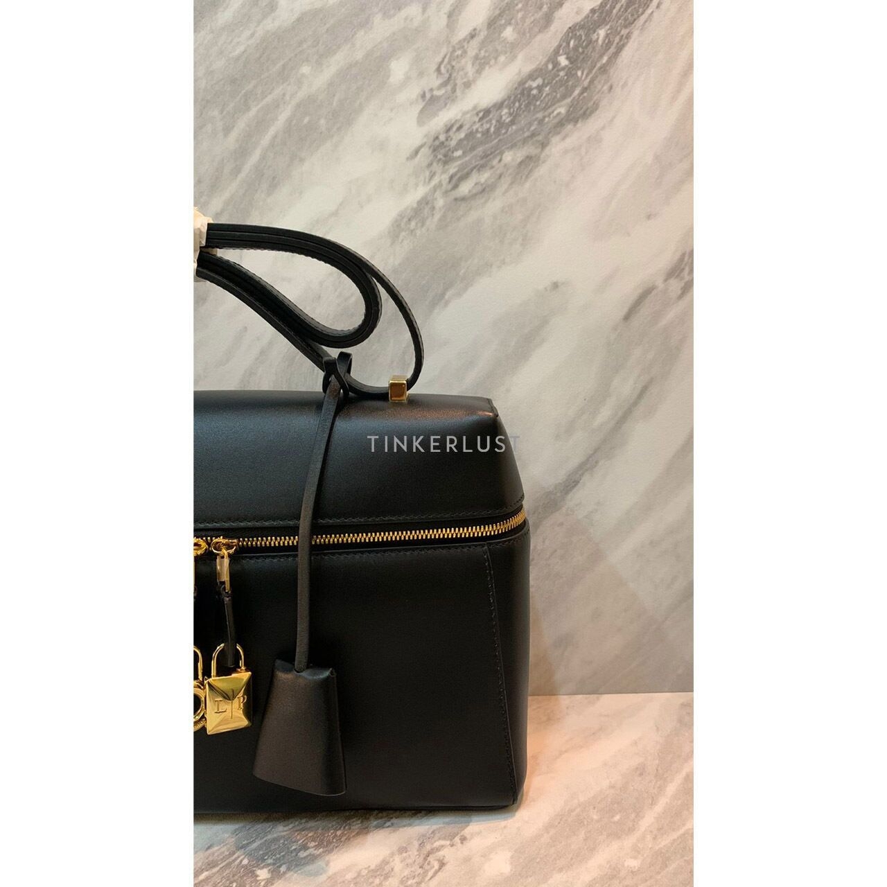 Loro Piana L27 Pochette Black GHW Shoulder Bag