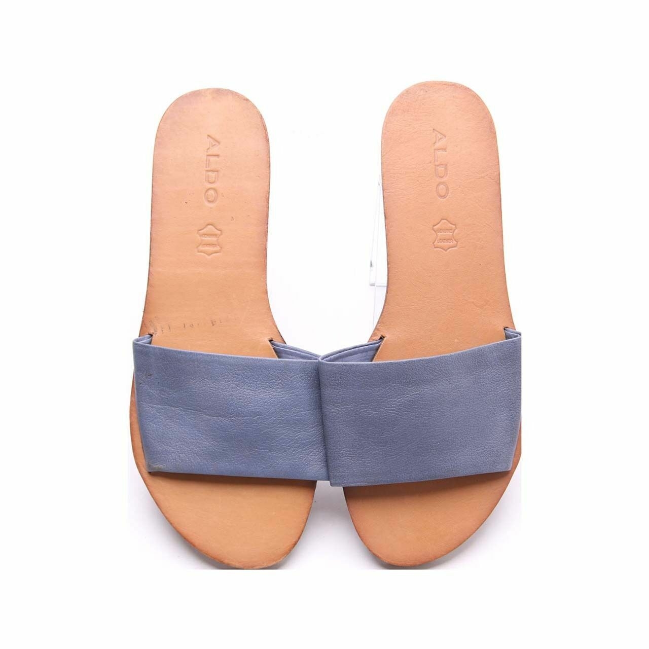 Aldo Sky Blue Slide Sandals