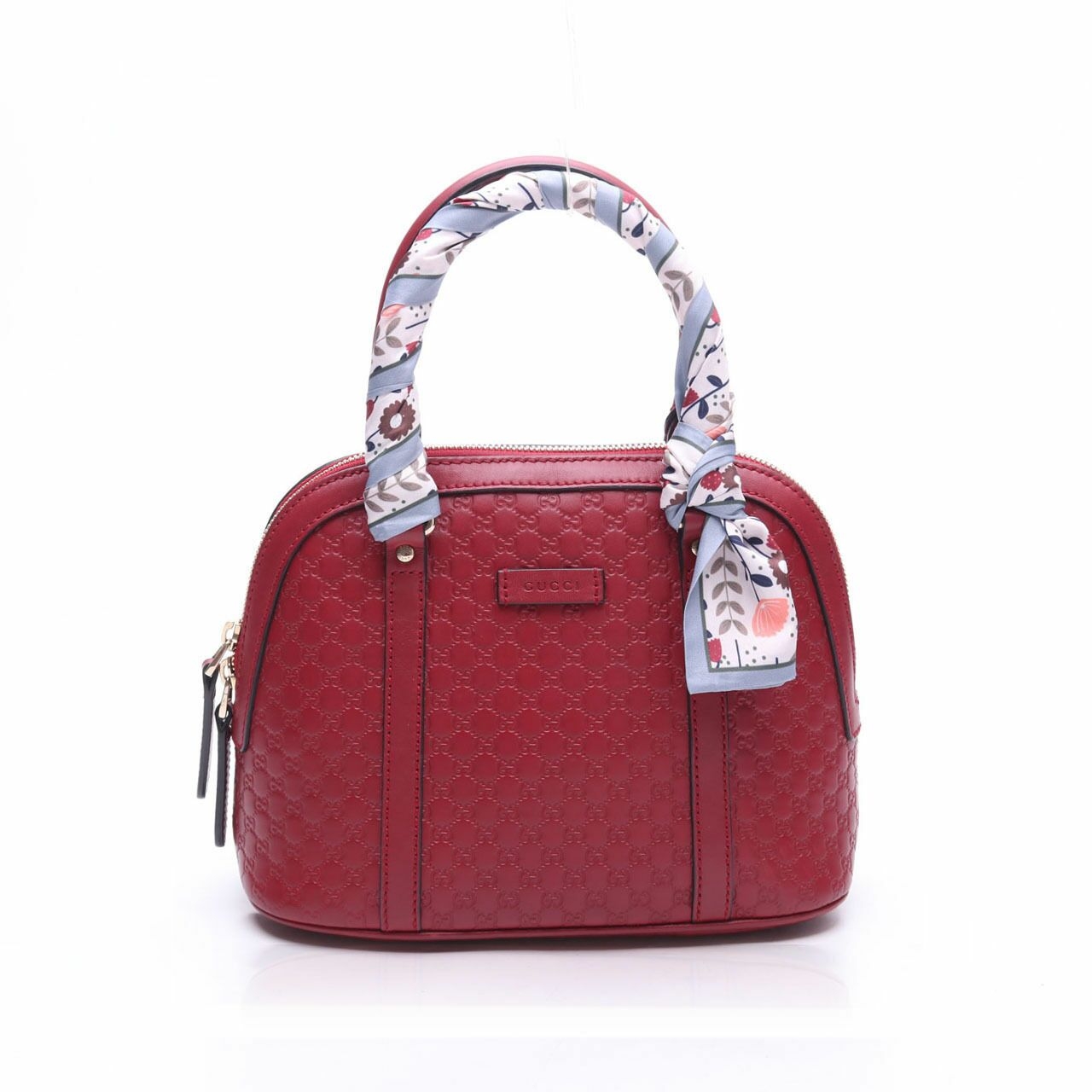 Gucci Microguccissima Mini Dome Red Satchel Bag