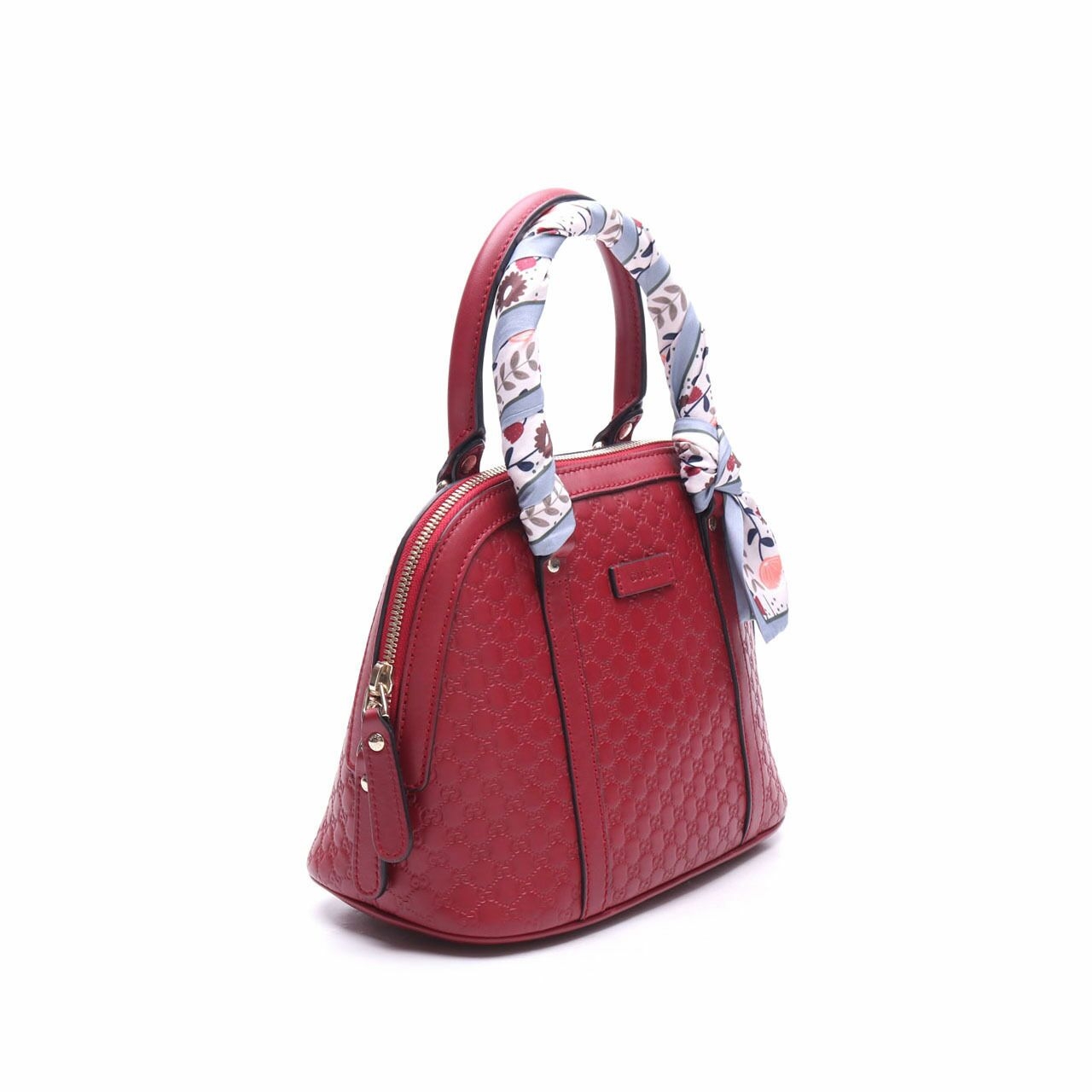 Gucci Microguccissima Mini Dome Red Satchel Bag