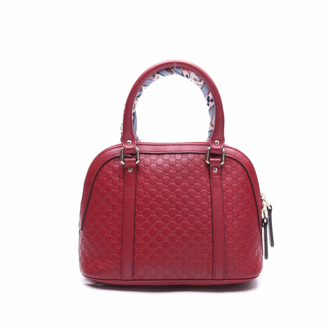 Gucci Microguccissima Mini Dome Red Satchel Bag