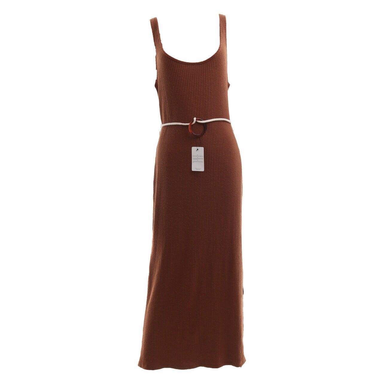 Bershka Brown Long Dress