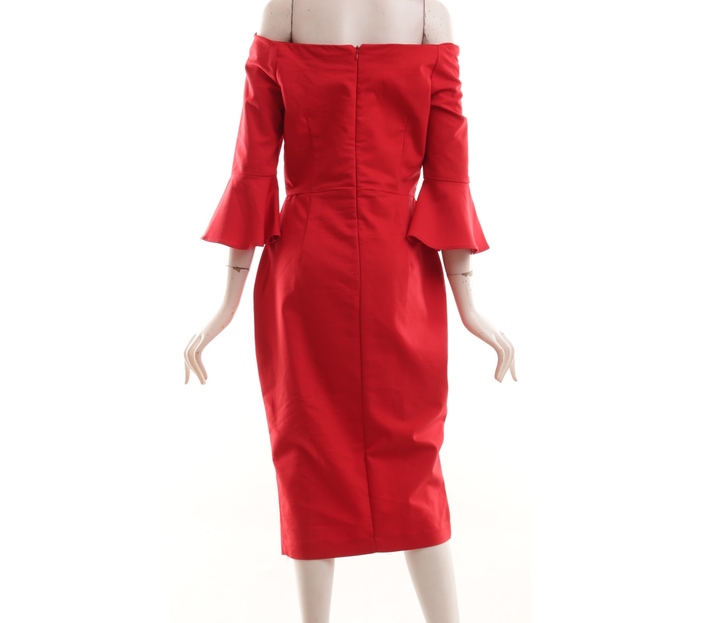 Zara Red Midi Dress