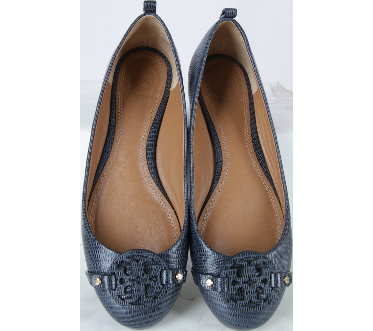 Tory Burch Dark Blue Flats