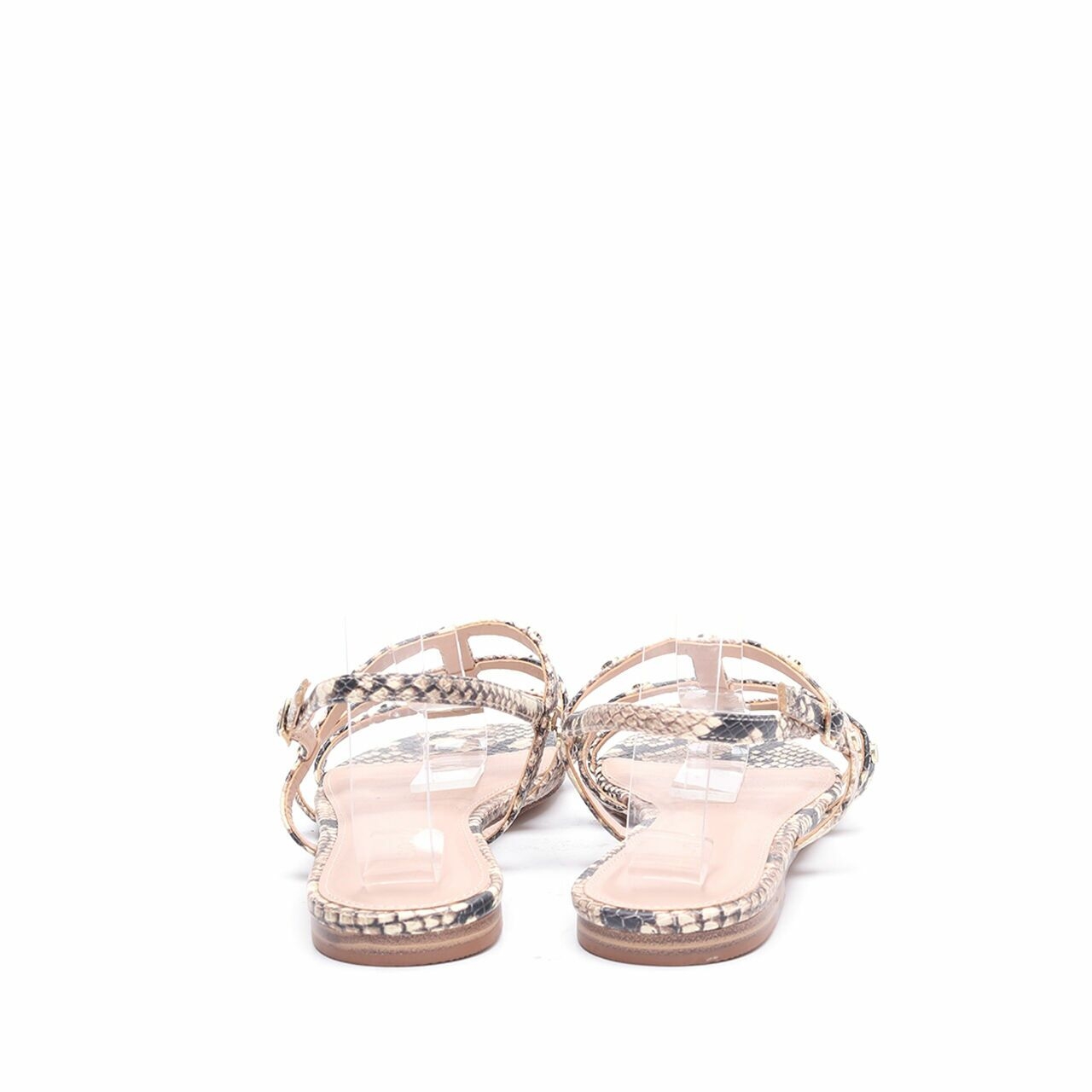 Aldo Brown Snakeskin Sandals