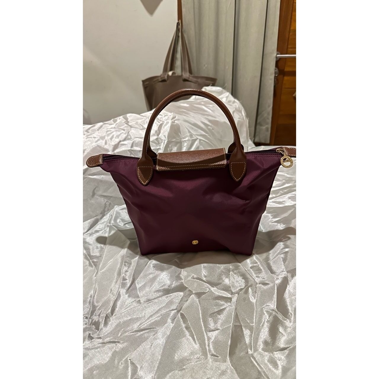 Longchamp Burgundy Handbag