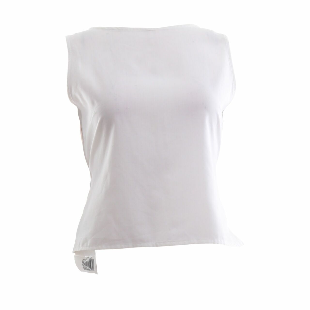 Shop At Velvet White Tied Sleeveless