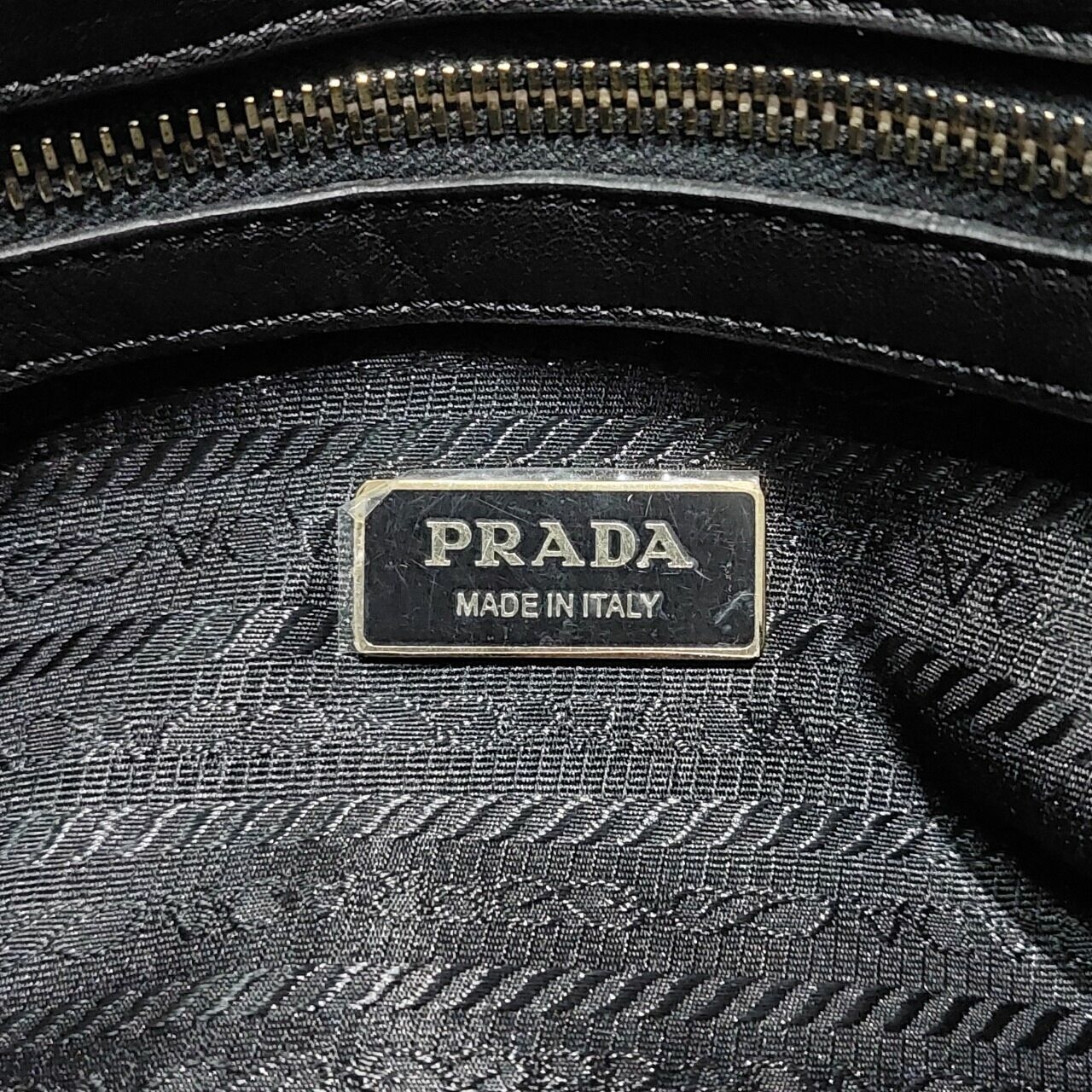 PRADA TESSUTO GAUFRE Sling Satchel Tote Bag BN1336