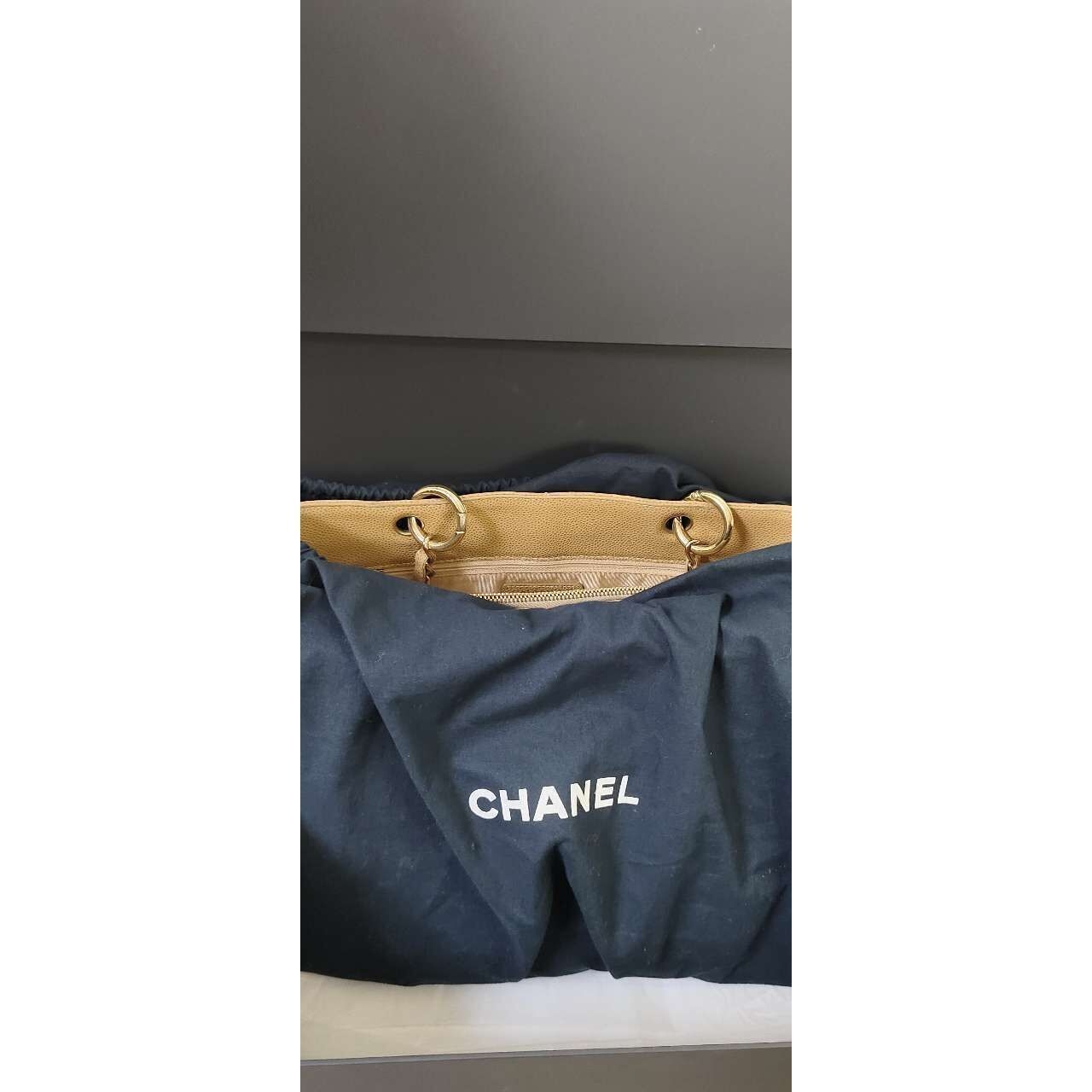 Chanel GST Camel Orange Tote Bag