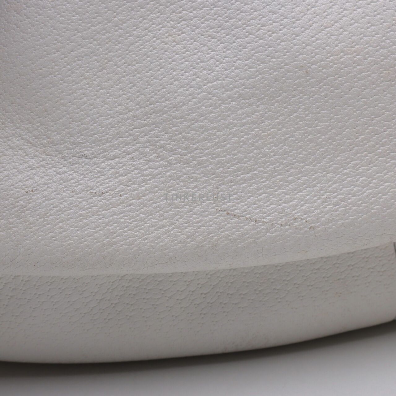 Gucci White Leather Abbey D-Ring Shoulder Bag