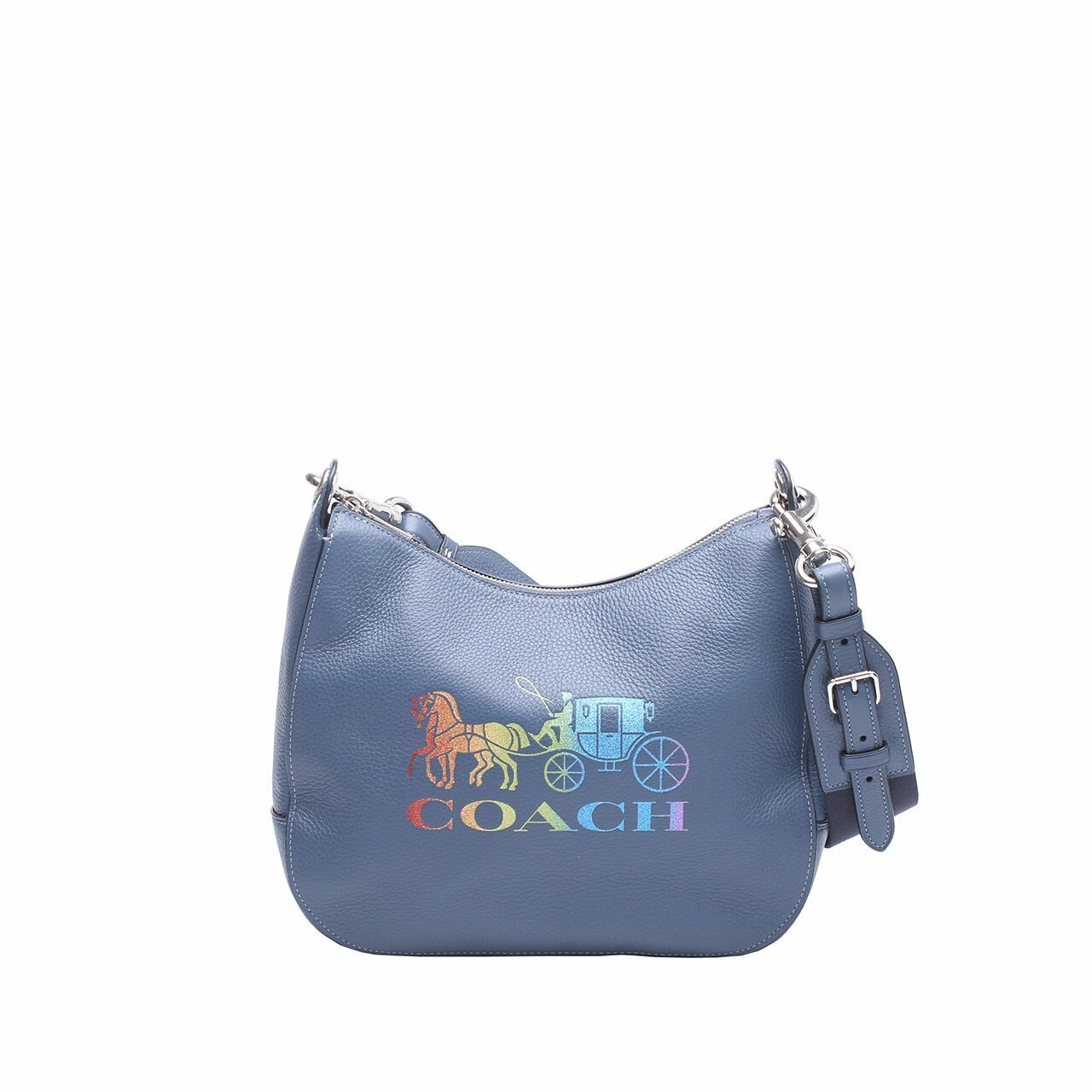 Coach Blue Denim Jes Hobo Shoulder Bag