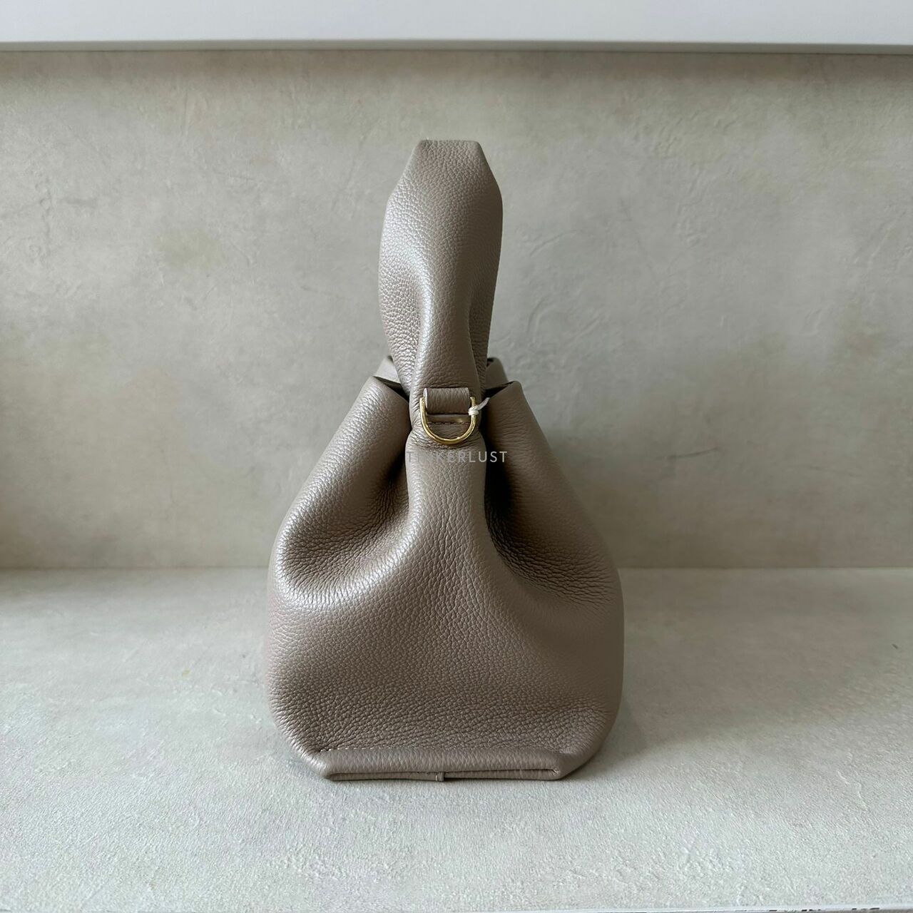 Polene Neuf Mini Taupe Satchel